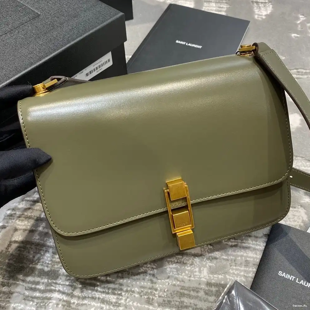 SATCHEL LOULOU YSL LEATHER IN CARRE SMOOTH 0620